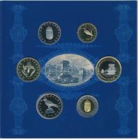 2009. 5Ft-200Ft "Lánchíd" 6klf darabból álló forgalmi érme sor dísztokban T:PP
