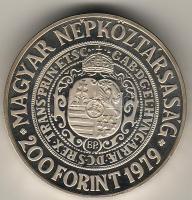 1979. "Bethlen Gábor" 200Ft Ag piefort (vastag veret) 44g T:PP RR!! Csak 2500db!