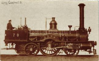 Korai MKpV Béts gőzmozdony / early Hungarian Central Railways steam engine