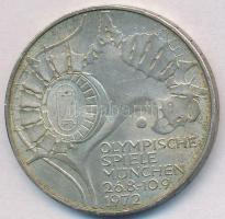 NSZK 1972G 10M Ag "Olimpia-München / Stadion" laminált T:2,2-
FRG 1972G 10 Mark Ag "O...