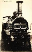 Korai gőzmozdony / early Hungarian steam engine