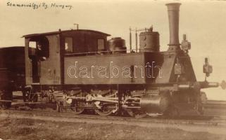 Szamosvölgyi vasút gőzmozdonya / early Hungarian Regional Railways steam engine, photo