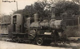 Svábhegyi Fogaskerekű Vasút gőzmozdonya / Hungarian funicular steam engine, photo