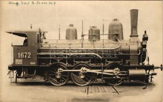 Déli Vasút 32. c gőzmozdonya / Hungarian Southern Railways steam engine, photo