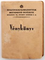 1935 Magánalkalmazottak Biztosító Intézete (Ferencz József Pénztár) vénykönyv