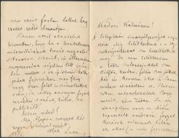 1893 Arany László (1844-1898) saját kézzel írt levele vejének, melyben ír az Arany János emlékünnepségről és jelzi, hogy nem kívánja apja dicsőségét felhasználni, valamint jelzi, hogy a nagyszalontai Csonkatorony felújításához hozzájárul komoly összeggel. 4 beírt oldal