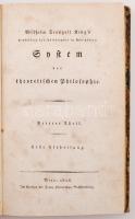 Krug, Wilhelm Traugott: System der theoretischen Philosophie. Geschmackslehre oder Aesthetik. I.-II....