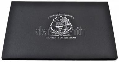 "Moments of Freedom - Republic of Liberia" érmetartó 24 férőhellyel használt állapotban