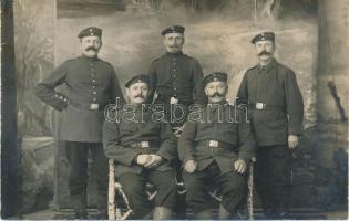 WWI German soldiers, group photo (small photo)