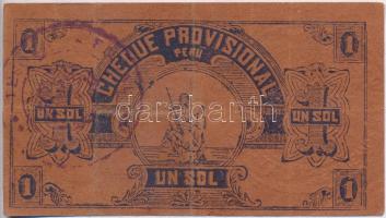 Peru / Iquitos 1921. 1S felülbélyegzett T:III
Peru / Iquitos 1921. 1 Sol overprinted C:F