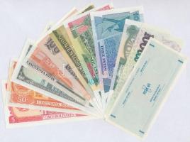 Vegyes: 11db bankjegy Anglia, Brazília, Kuba, Peru, Trinidad és Tobago, Venezuela területeiről T:I,I...