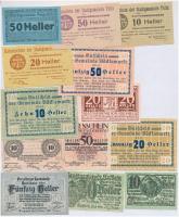 Ausztria 33db-os szükségpénz tétel T:I,I-
Austria 33pcs of necessity notes C:UNC,AU