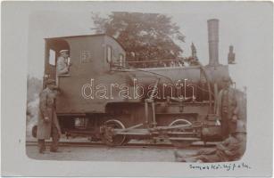 Magyar gőzmozdony, Somoskőújfalu / Hungarian steam engine, photo