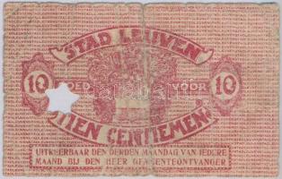 Belgium/Leuven DN 10c lyukasztott T:IV
Belgium/Leuven ND 10 Centiemen holes C:G