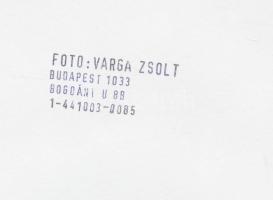cca 1990 Varga Zsolt: Egerszegi Krisztina úszóbajnok, pecséttel jelzett sportfotó, 24x16,5 cm