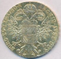 Ausztria 1780SF Tallér Ag Mária Terézia aranyozott utánveret T:2 Austria 1780SF Thaler Ag Maria Theresia gilt restrike C:XF