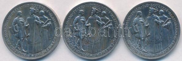 1935. 2P Ag "Pázmány" (3x) T:2- polírozott
Adamo P7.1