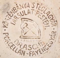 Drasche Porcellán-Fayencegyár, Köszénbánya s Téglagyár Társulat Budapesten patikai porcelán mozsár t...