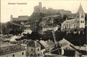 Trencsén, vár, vendéglő / castle, restaurant