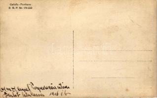 1916-a francia Bernoulli tengeralattjáró által megtorpedózott SMS Csepel torpedónaszád / Hungarian t...