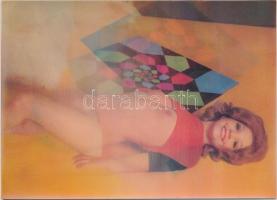 Erotic lenticular postcard