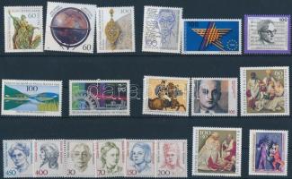 5 klf sor + 29 klf önálló érték 2 db stecklapon 5 sets + 29 stamps on 2 stock cards