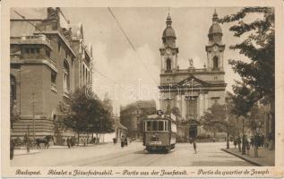 Budapest VIII. Józsefvárosi telefonközpont a 16-os villamossal (EK)