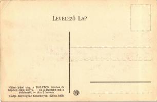 Balaton, A Halászati Részvénytársaság hajói; megjelent a Balaton írásban és képben c. könyvben, kiad...