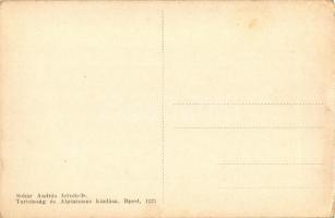 1923 Tihany, Remetelakások az Óvár sziklafalaiban; Sohár András felvétele