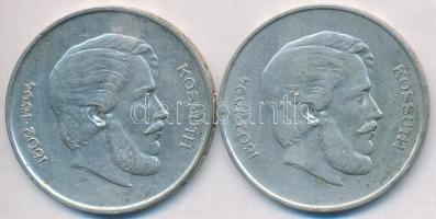 1947. 5Ft Ag "Kossuth" (2x) T:2-,3