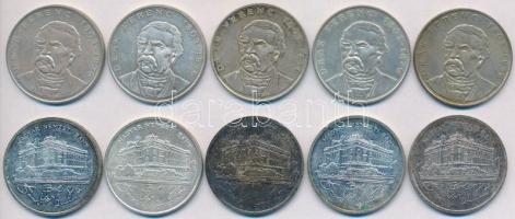 1992-1994. 200Ft Ag "MNB", "Deák" (10x) T:2,2- oxidáció