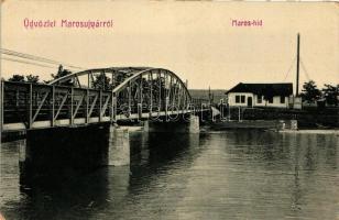 Marosújvár, Ocna Mures; Maros-híd W. L. 1605. / bridge (EK)