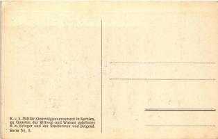 Belgrade, Beograd, Belgrád; Frigyes Főherceg látogatása; a cs. és kir. szerbiai főkormányzóság, a há...