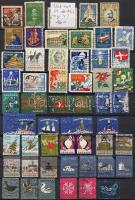 54 dán karácsonyi levélzáró, vegyes minőség