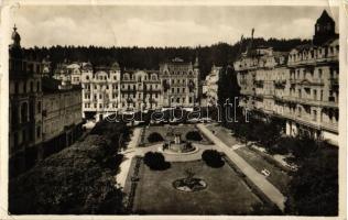 Marianske Lazne, Marienbad; Schillerplatz / square (EK)