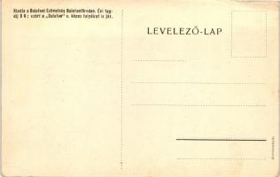 Balatoni fürdők, a Balatoni Szövetség turisztikai reklámlapja / Hungarian tourism, advertisement (EK...