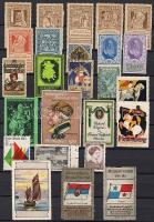 25db német levélzáró, vegyes minőség