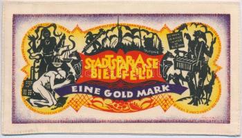 Németország / Weimari Köztársaság / Bielefeld 1923. 1GM selyem, bélyegzés nélkül T:I
Germany / Weima...