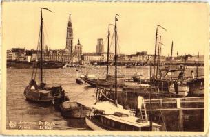 Antwerpen, Anvers; port, ships (fa)