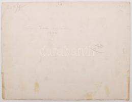 1924 Balásy: Bokor Katinka egy lábon, Szentpál Olga mozdulatművészeti iskolájából, feliratozott fotó...