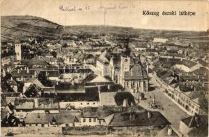 Kőszeg, észak, tér, templom; kiadja Róth Jenő (EB)