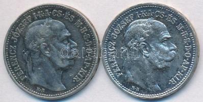 1914-1915. 1K Ag "Ferenc József" (2x) T:2,2-