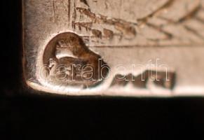 cca 1900 Ezüst fésűtartó, fémjelzett, gazdagon díszített,  Ag.,nettó: 39gr., 10cm/ cca 1900 Silver c...