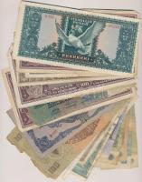 30db-os vegyes magyar és külföldi bankjegy tétel T:vegyes
30pcs of various banknotes C:mixed