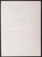 cca 1950 Krisch Béla: Esti köd, pecséttel jelzett vintage fotóművészeti alkotás, 36x26 cm