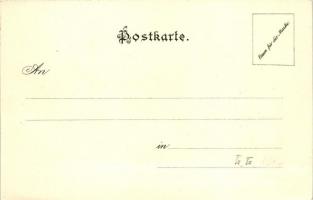 1901 Anti-Alkohol Congress, die sieben Schwaben Druck und Verlag Senefelder / Anti-alcoholism, humou...