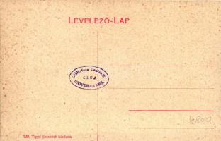 Gombos, Gőzkomp kikötés előtt és után; Tippl Józsefné kiadása / steam ferry