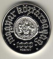 1995. "Pannonhalma" 1000Ft Ag T:PP Díszdobozban, tanúsítvánnyal, csak 10000db!