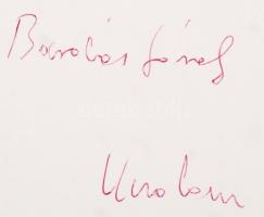 cca 1970 Barabás József: Unalom, feliratozott fotóművészeti alkotás, 40x30 cm