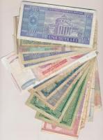 30db-os vegyes külföldi bankjegy tétel, közte Csehszlovákia, Horvátország, Románia, Jugoszlávia T:ve...